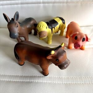 Peterkin CLASSICS Baby 5" Farm Animals Soft Touch Playset Ages 18 mos. & Up